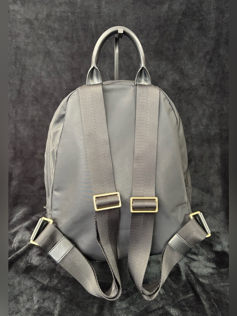 Tory Burch Backpack Black Nylon - Picture 3 of 16